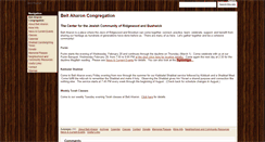 Desktop Screenshot of beitaharon.org