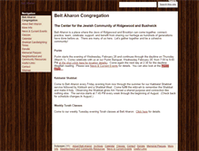 Tablet Screenshot of beitaharon.org